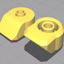 Bed Stabilizers v4.1.0 - For Cocoon Create Model Maker / Wanhao Duplicator i3 Mini