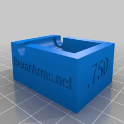 Bexar Arms .750" Lightweight Gas Block Bench Block
