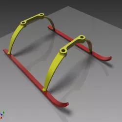 Blade 130S landing skid