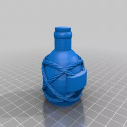 Blank Label Potion Flasks and Bottles For Dungeons & Dragons, Pathfinder and Other Tabletop Games
