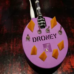 Case for the "droney" analog synthesizer