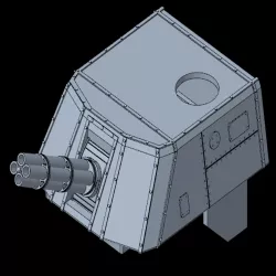 Casemate for Basilisk/wywern Imperial guard W40k