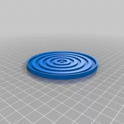 Coaster Rippled - Resin Mold