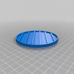 Coaster Striped - Resin Mold
