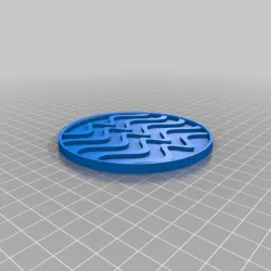 Coaster Waves - Resin Mold