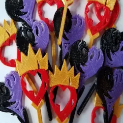 Descendants Cupcake Toppers