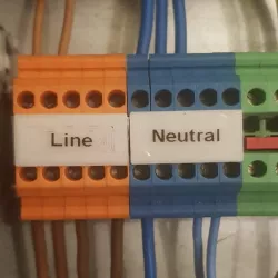 DIN Terminal Block Label - 5.2mm Pitch, 5 Pins