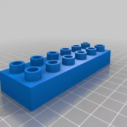 Duplo 6x2x0.5 / stud .6