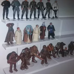Figure shelves for star wars, gi joe, and other 4" size action figures Kenner hasbro