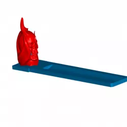 Flaming Skull Incense Burner (Interchangeable)