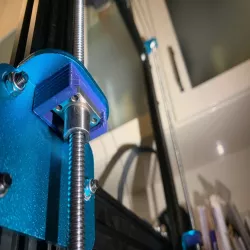 Floating Z-Axis mount for miniature ball screw for Sidewinder X1