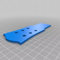 Guitar head stock template