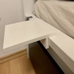 IKEA MALM bed small table