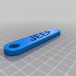 JEEP Key Chain - Double rounded