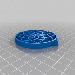 lotus flower mandala pendant