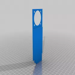 Louqe Ghost S1 GPU exhaust 40mm fan bracket 