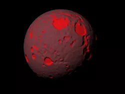 Luna 4 billion years ago scaled one in twenty million