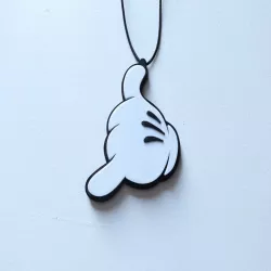 Mickey Mouse Hand Pendant