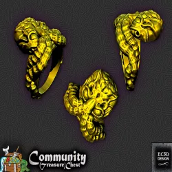 Mind Horror Ring - Tabletop/RPG Prop
