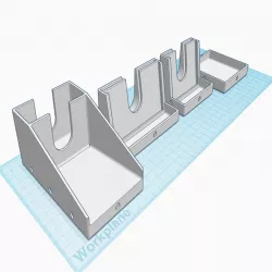 Modular Magnetic Deck Holder, Horizontal/Vertical Card Stand and Token Tray