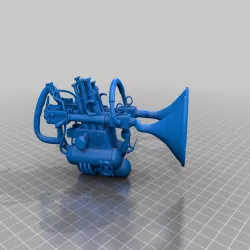 mozarts sonic cannon - steampunk