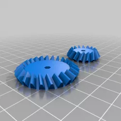 My Customized Parametrisches Kegelrad-Paar / Parametric Pair of Bevel Gears