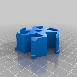 My Customized Spool Hub Adapter_Star Left