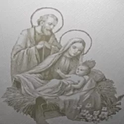 NATIVITY LITHOPHANE