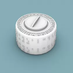 NICERC Braille Cipher Disk 2.0