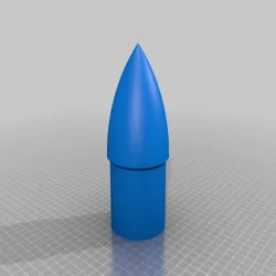 Nose rocket prop for 75mm tube