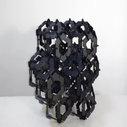 Press fit truncated octahedral honeycomb
