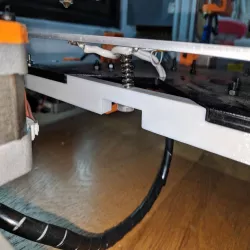 Prusa i3 clone 4 point to 3 point leveling conversion