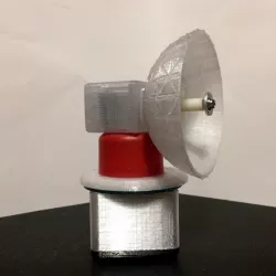 Radar Antenna - rotating on a Post