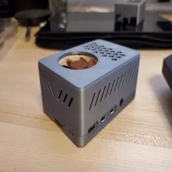 Raspberry Pi 4 - PoE Texas Hat - 40x10 Noctua Fan Case