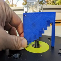 Router + Table Saw depth gauge
