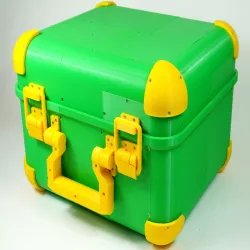 Rubik's Cube Robot Carrying Case, Fully 3D-Printed