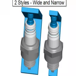 Spark Plug Shelf Bracket (Screw or Tape Mount)
