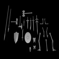 Terrain Scatter - Bones and Weapons