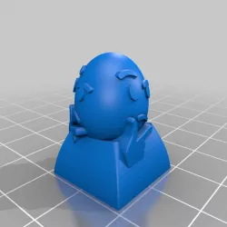 Thinking emoji DSA keycap