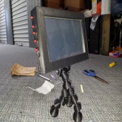 Tilting 7" Touchscreen LCD Enclosure remix
