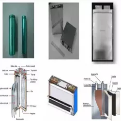 3 Different Shapes Lithium Battery Structure