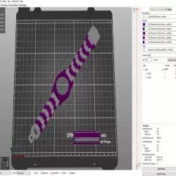 3D printed Watch - 190mm dual color