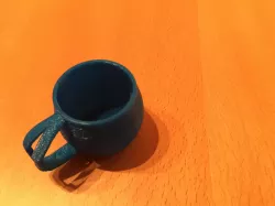 A leaf cup