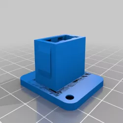Anderson PowerPole panel mount for "D" type 19" rack panel holes