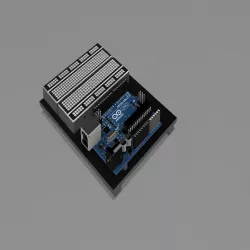 arduino uno and 30 row breadboard