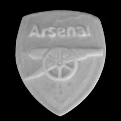 Arsenal Crest at The Emirates Stadium, London