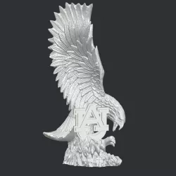 Auburn Eagle with Logo