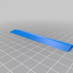 Blind silly manual nozzle wiper blade