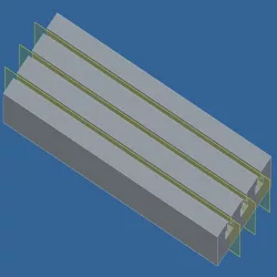 Bridgeport Mill Table (STEP File)