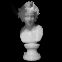 Bust of Antinous as Dionysus at The Réunion des Musées Nationaux, Paris